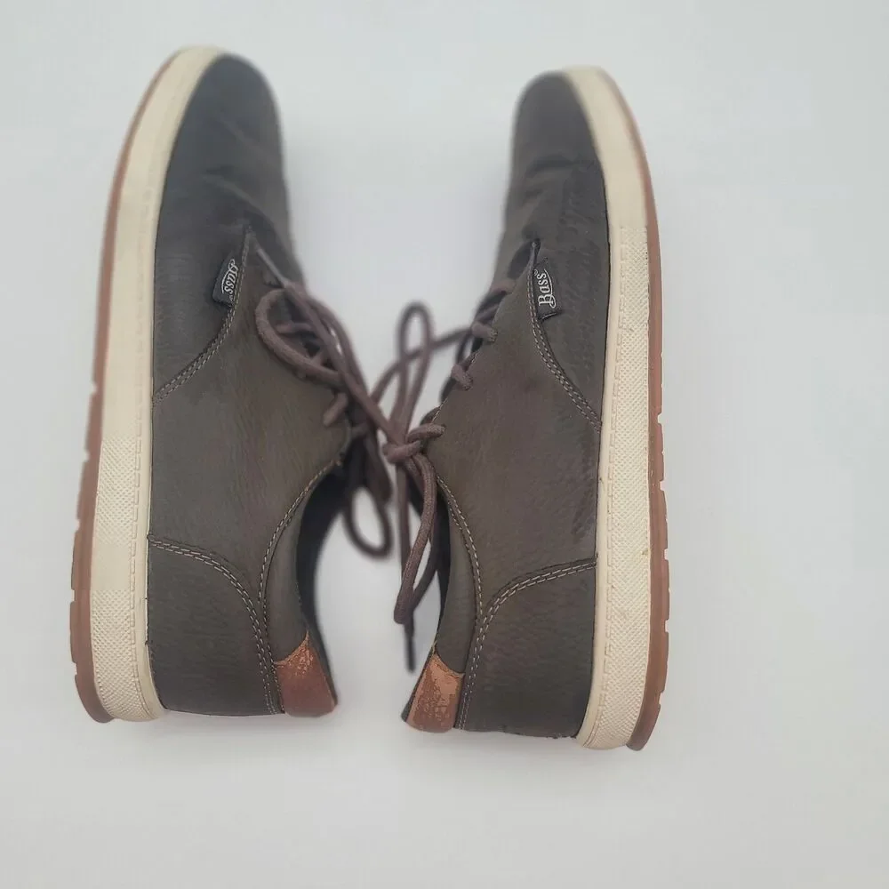 G.H. Bass Percy WX Men's 8.5 Brown Casual Lace-Up Oxford Sneakers
